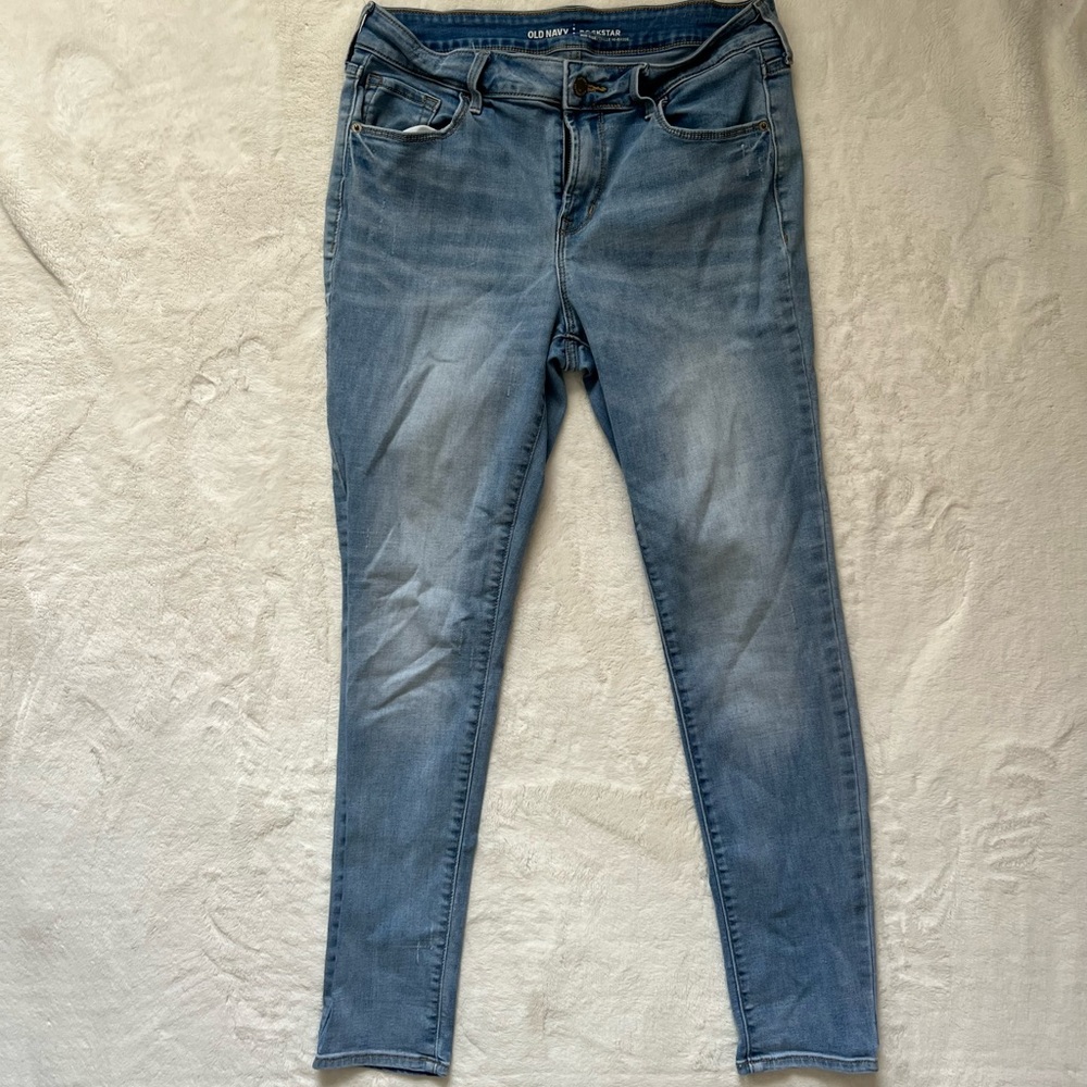 Old Navy skinny jeans light wash